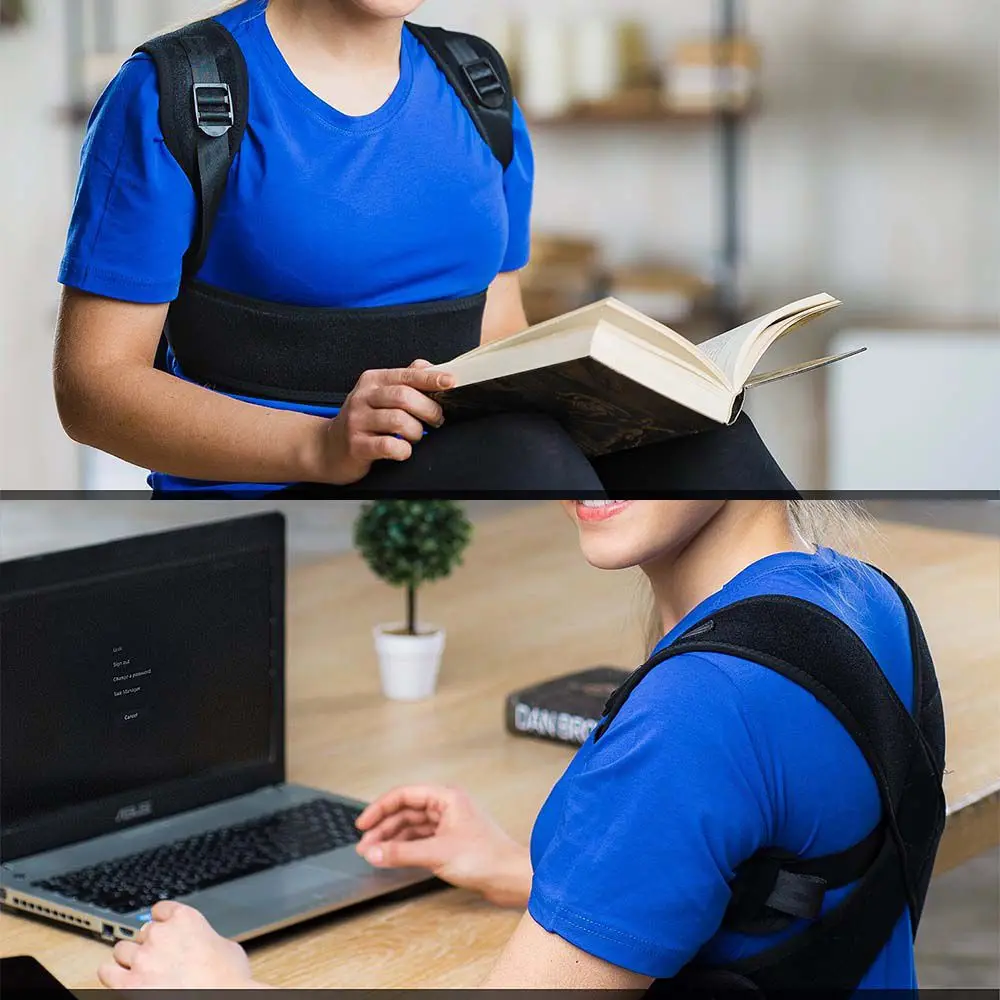Upper Back Posture Corrector Adjustable Clavicle Brace Correct Shoulder Posture Support Strap Clavicle Correction Belt Drop Ship