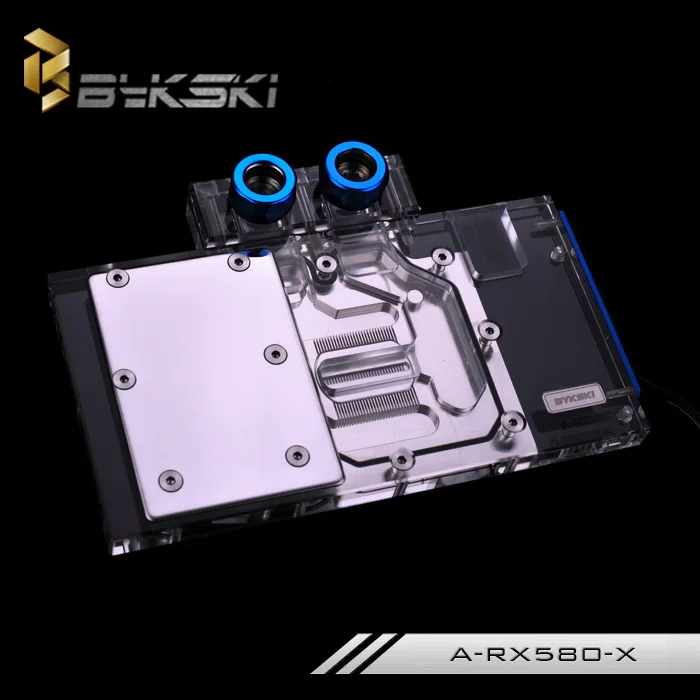 Bykski A-RX580-X карта открытая версия 580 полное покрытие графическая блок водяного