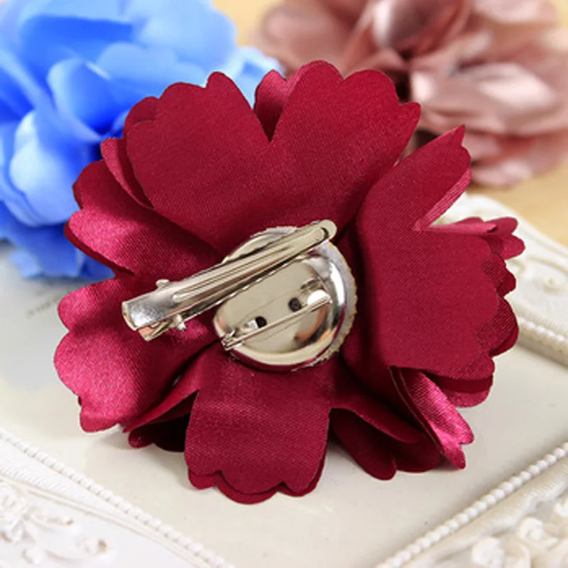 Милая Цветочные Шпильки волос брошь в форме цветка для женщин и девочек много