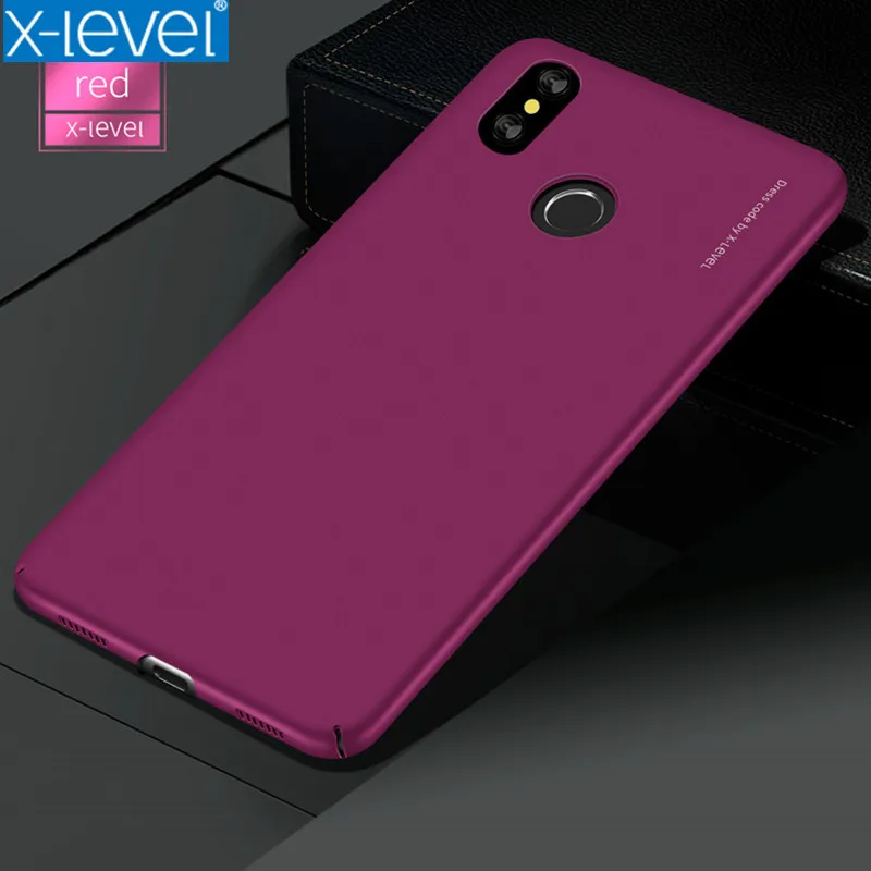 Чехол для Mi A1 A2 Redmi S2 X-Level Knight жесткий чехол телефона из ПК Xiaomi 8 SE Utral Тонкая матовая