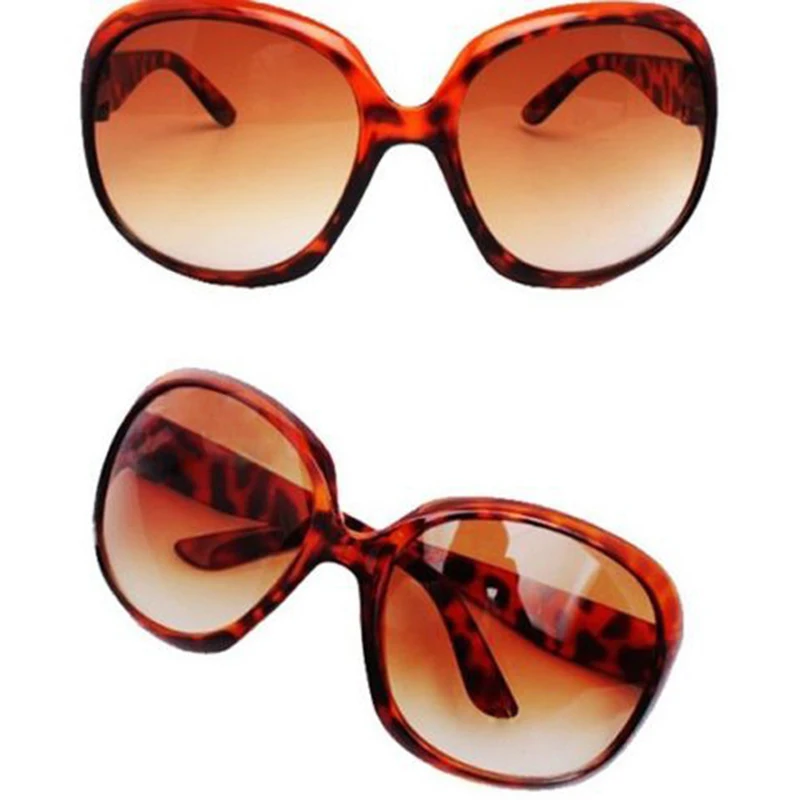 Большие Овальные Солнцезащитные очки большого размера в стиле ретро женские