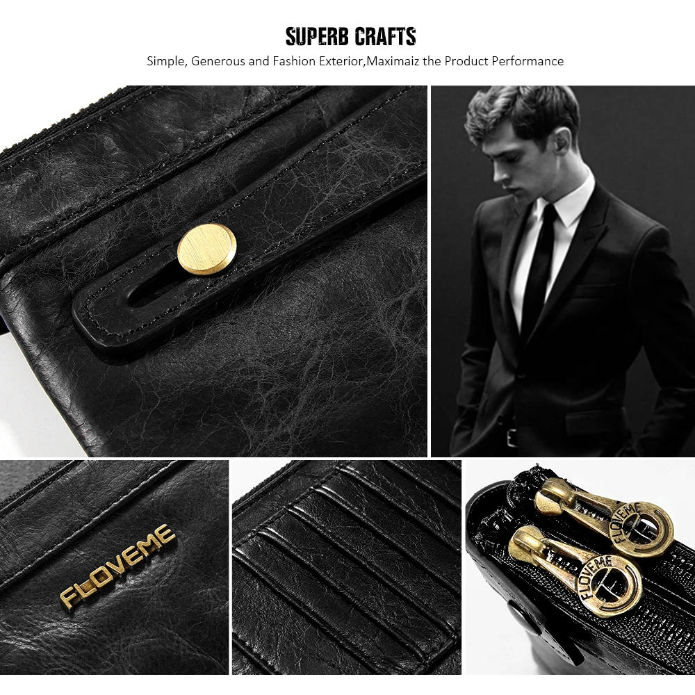 Роскошный кошелек из натуральной кожи чехол для iPhone 7 Plus бизнес стиль кредитных