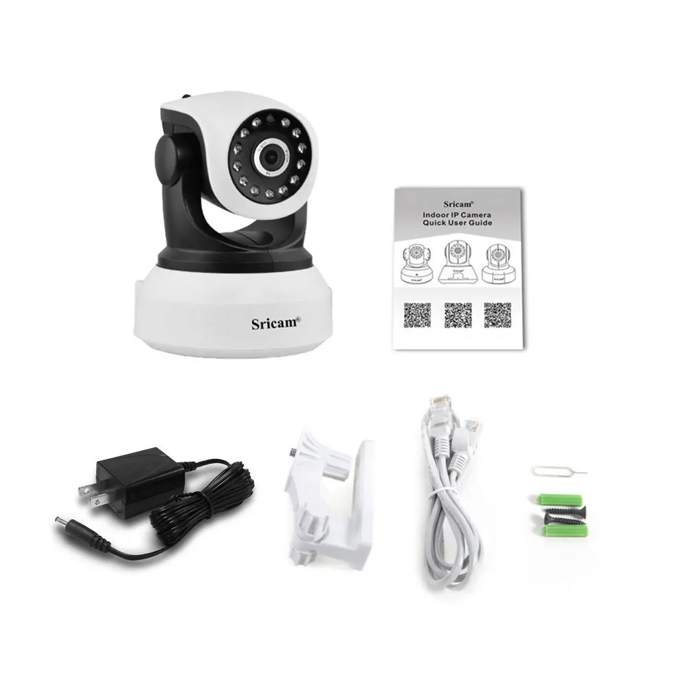 Sricam SP017 720PHD IP Камера Беспроводной ИК Ночное видение NVR P2P обнаружения движения PanTilt