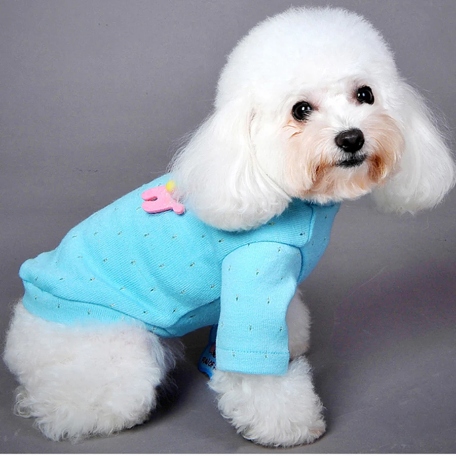 Зимний свитер для собак вязаная теплая одежда модная домашних животных Chandai Chein
