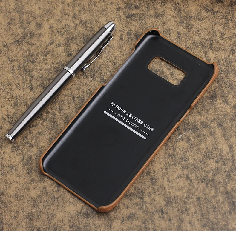 Роскошный брендовый чехол-накладка из натуральной кожи для samsung galaxy s8 plus чехлы для телефонов s8+ оболочка