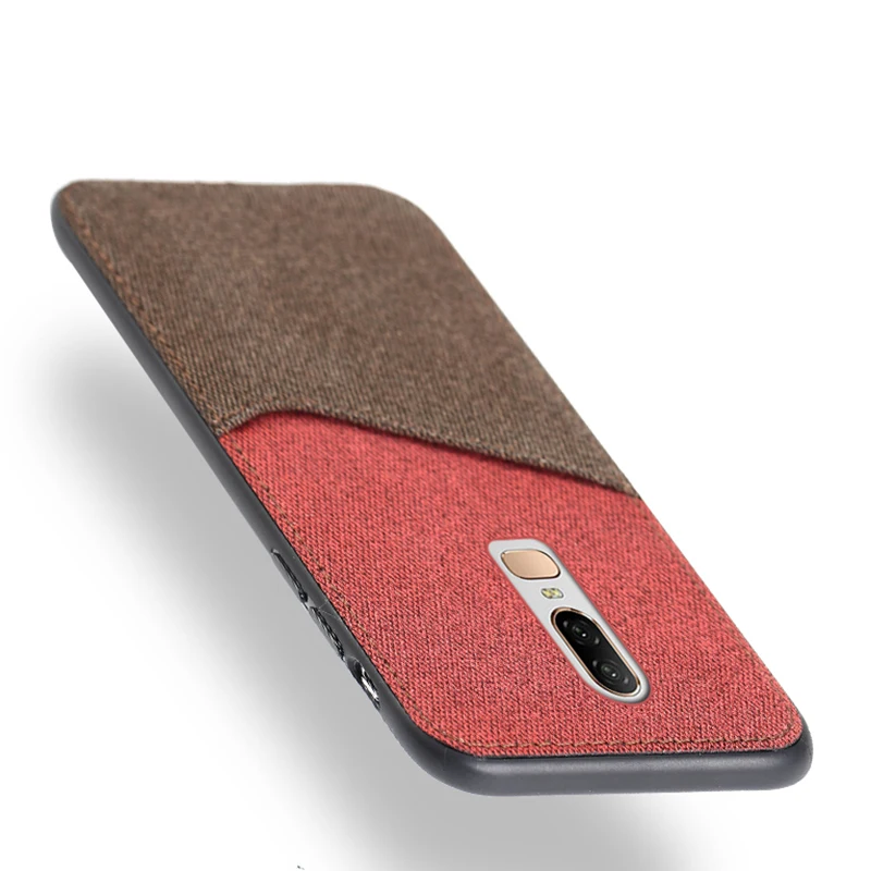 Холщовый чехол для Oneplus 5 5T 6T 7 7T 8 pro Nord задняя крышка с отделением карт 8T магнитный