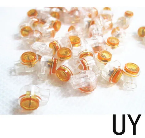 UY 100 шт. UY UY2 UR UG UB UR2 314 101E HJKT10SG 101I HJKT12 разъем смазка наполнение стыковой проволоки линейный терминал для телефонной сети - Цвет: UY