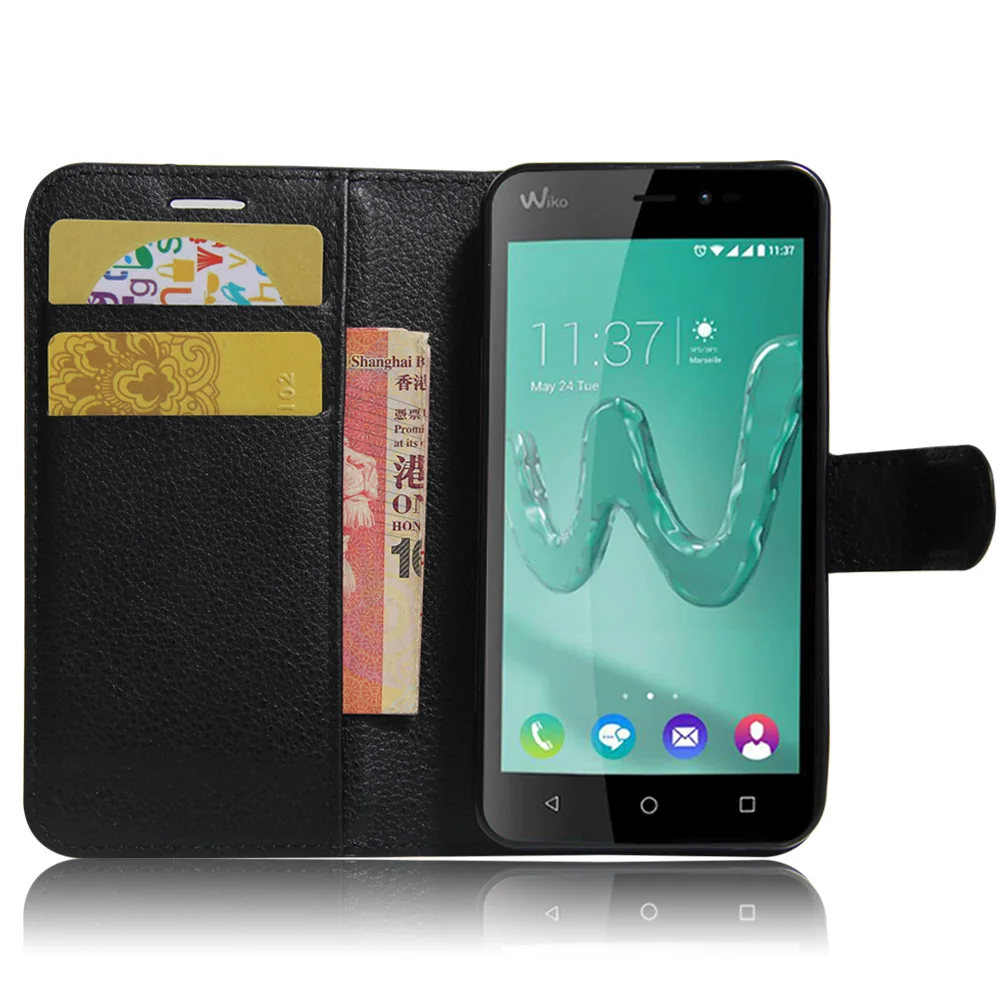Для funda wiko фредди личи pattern case luxury pu кожа для флип защитная оболочка задняя крышка |