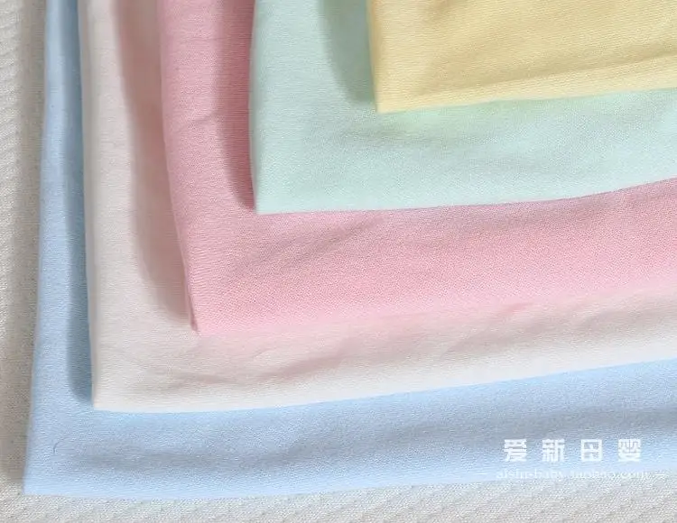 1 шт. покрывало для матраса трикотажное хлопковое однотонное детское постельное