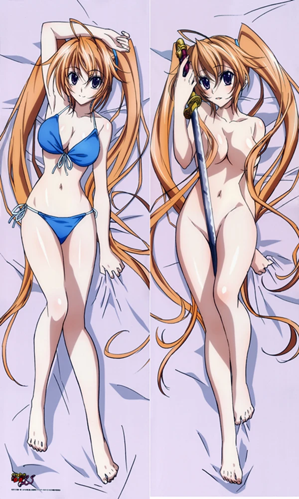 Наволочка для подушки в стиле High School DxD с аниме персонажами Риас гремори и туджоу