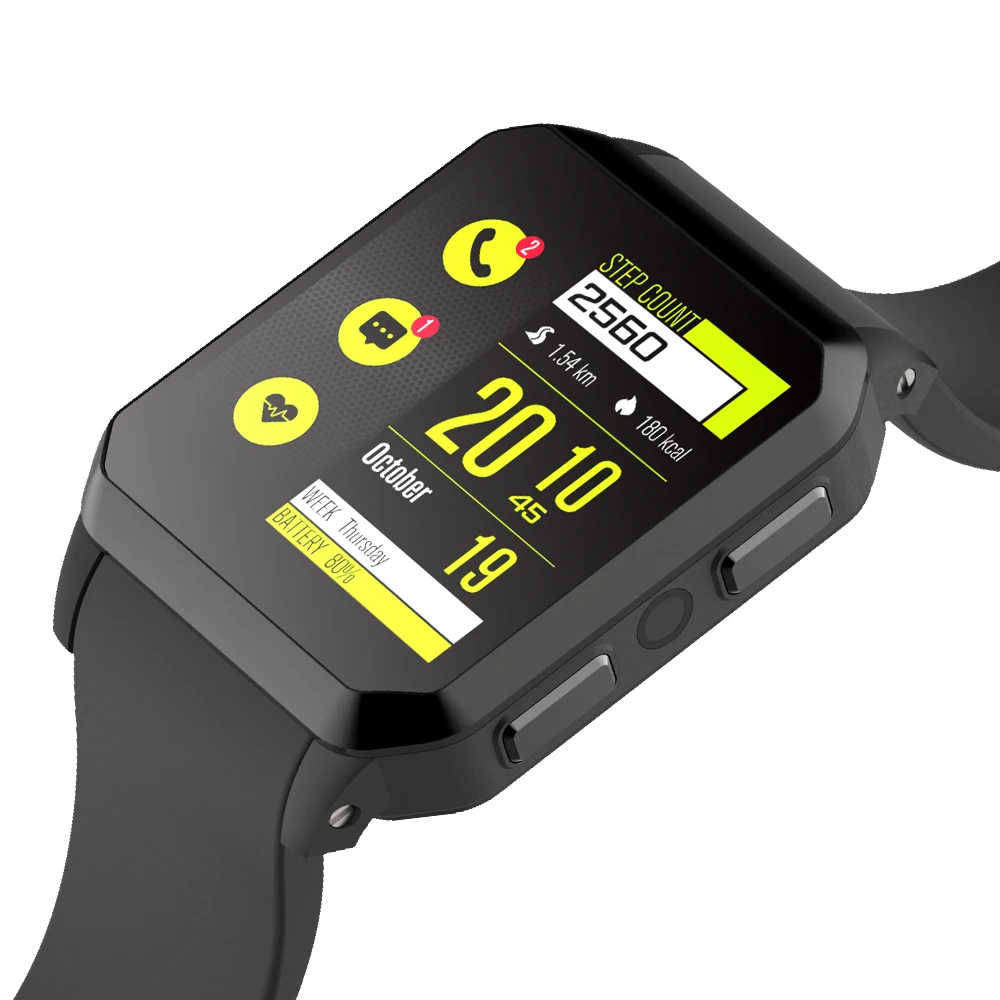 KingWear KW06 3G GPS Смарт часы 8 Гб ROM IP68 водонепроницаемый с камерой монитор сердечного