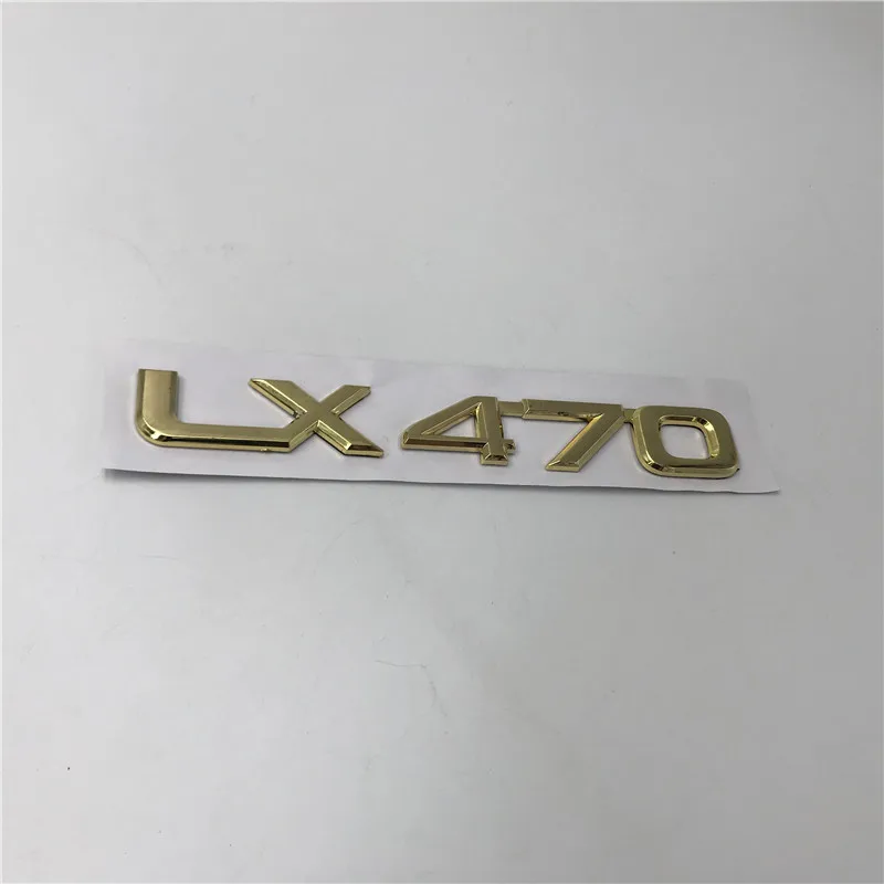 LX470 gold Для Lexus LS300 400 RX300 350 430 GS300 LX470 LS460 LS600hl задний багажник эмблема логотип номер буквы знак - Название цвета: LX470 gold