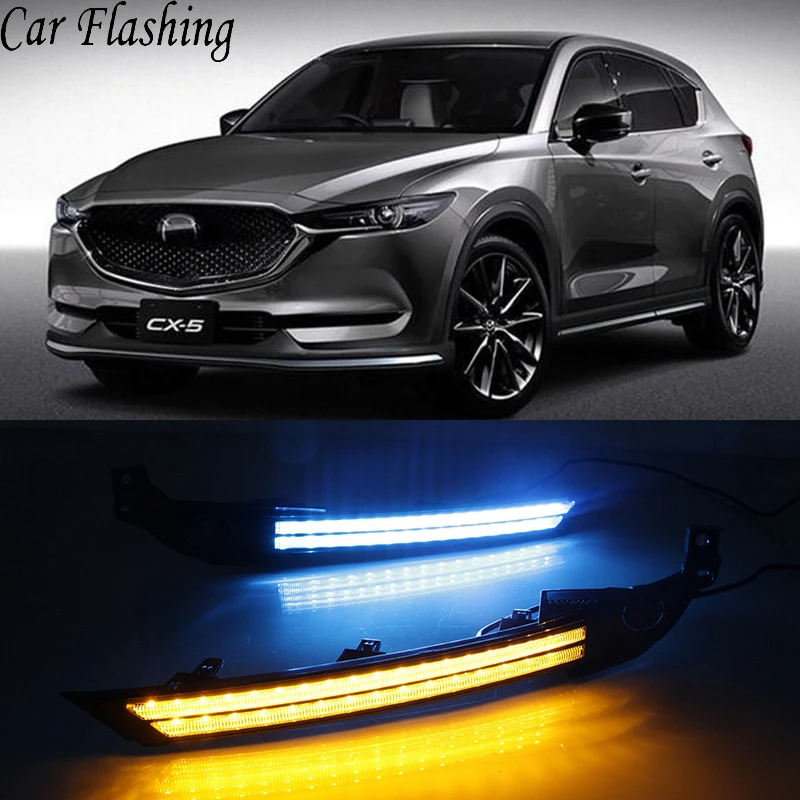 Автомобильная проблесковая 1 пара светодиодный Габаритные огни для Mazda cx-5 cx5 cx 5 2017