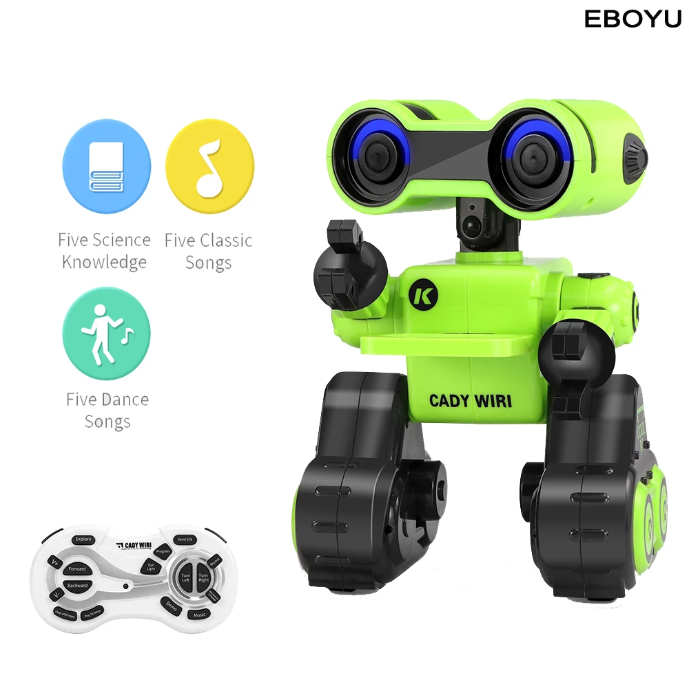Интеллектуальный робот EBOYU JJR/C JJRC R13 Cady WIRI программируемая музыкальная