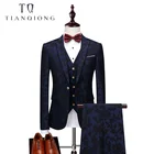 Элегантный винный жениха мужской лацкан с вырезом смокинг для жениха бордовый пиджак мужской стиль мужской Блейзер костюм для вечеринки выпускного костюма