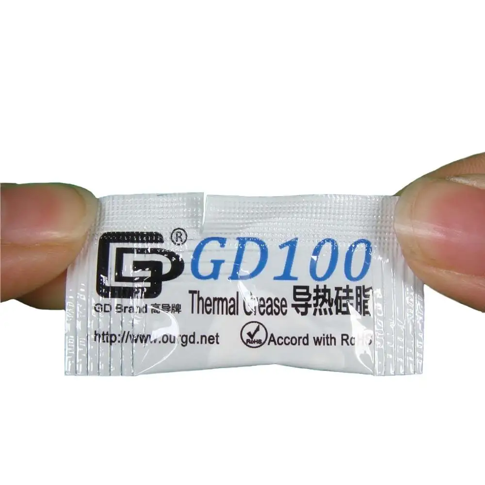 GD100 GD32 GD220 GD66 термопаста силиконовая пластырь теплоотвод соединение вес нетто 0,5 г мини-упаковка для процессора MB05
