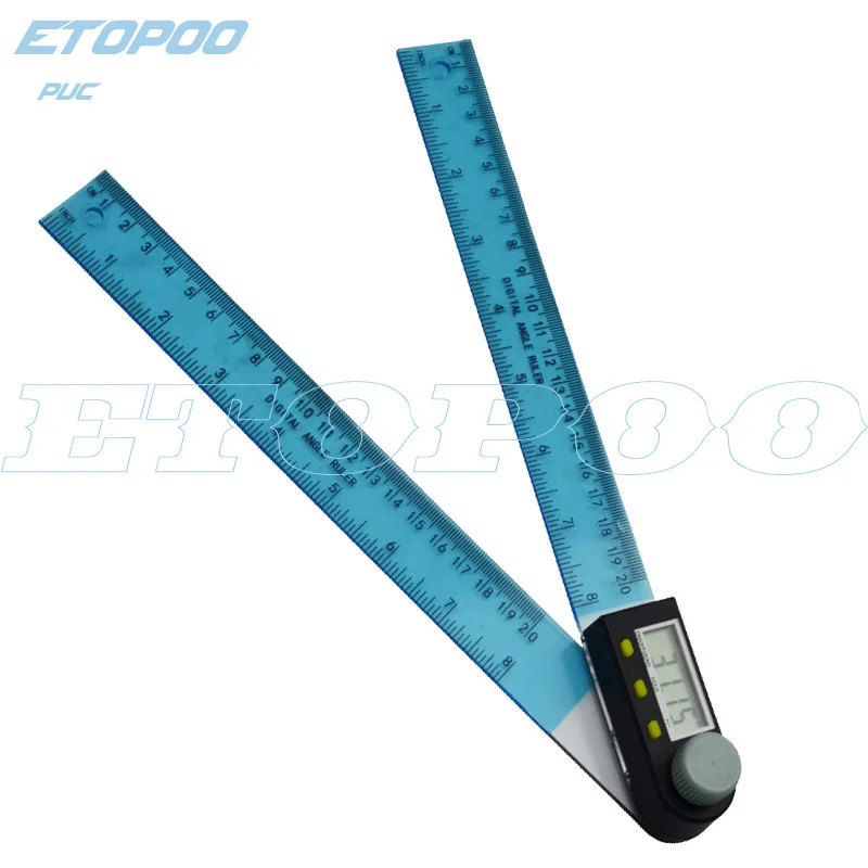 Plastic 2 IN 1 digital angle ruler protractor 360 degree 200mm electronic meter finder | Инструменты