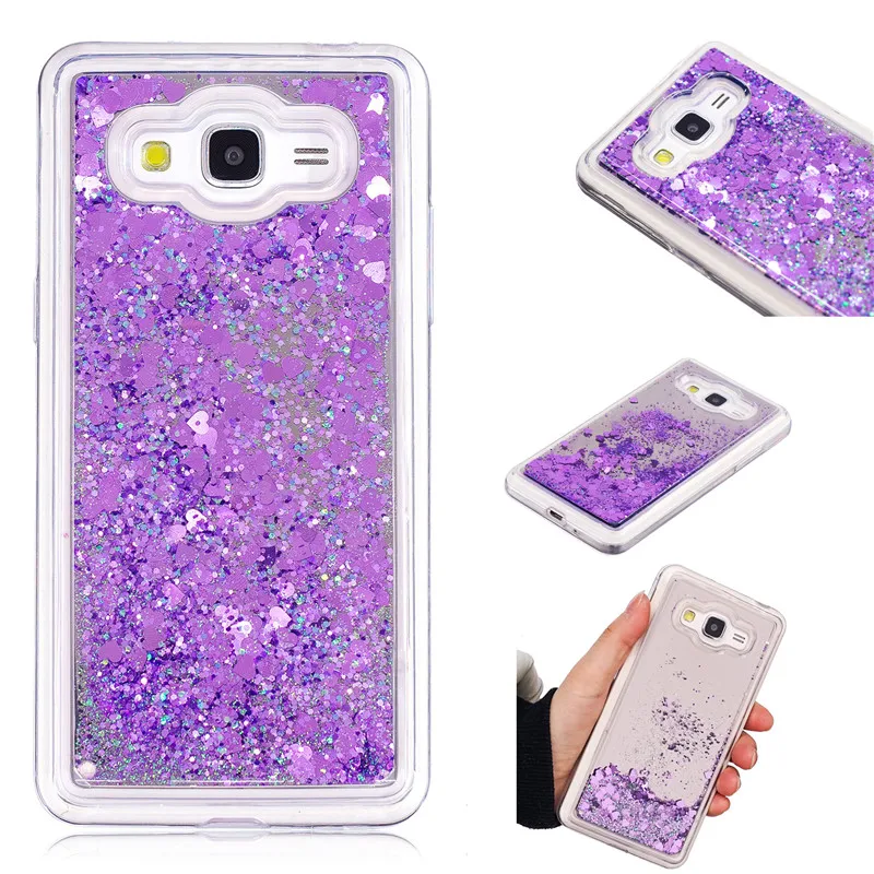 Динамический жидкий зыбучий песок блестящий чехол для телефона Samsung Galaxy Grand Prime