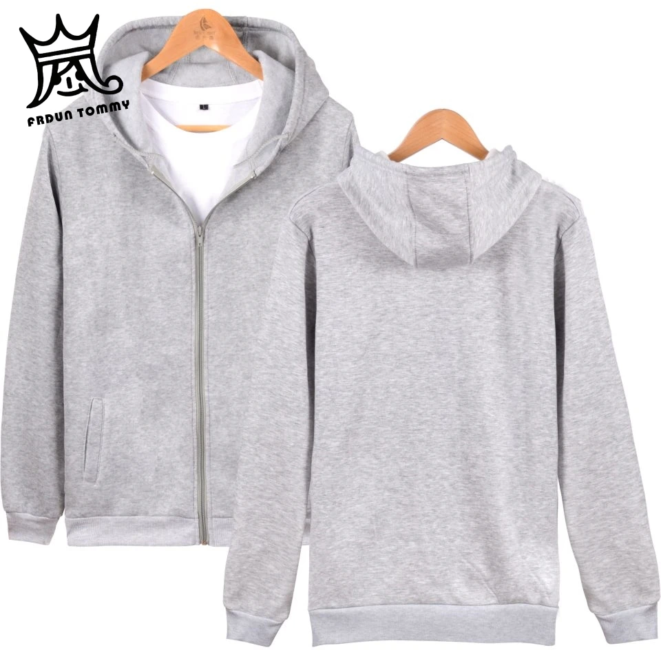 FRDUN TOMMY women zipper Hoodies Jacket Drawstring Zipper Hooded Sweatshirt Tops girl Long Sleeve Pocket Pullover Hoodie Coat | Женская