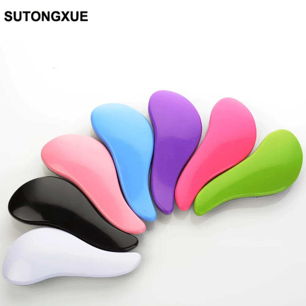 

Magic Handle Tangle Straightening Detangle Comb Shower Hair Brush Salon Styling Tamer cute useful Tool Hot hairbrush
