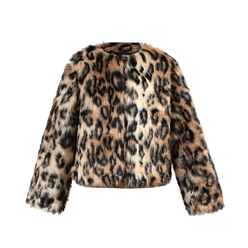 

2018 New Style Kids Baby Girls Autumn Winter Faux Fur Coat Jacket Thick Warm Outwear Clothes vestido infantil photography QC3