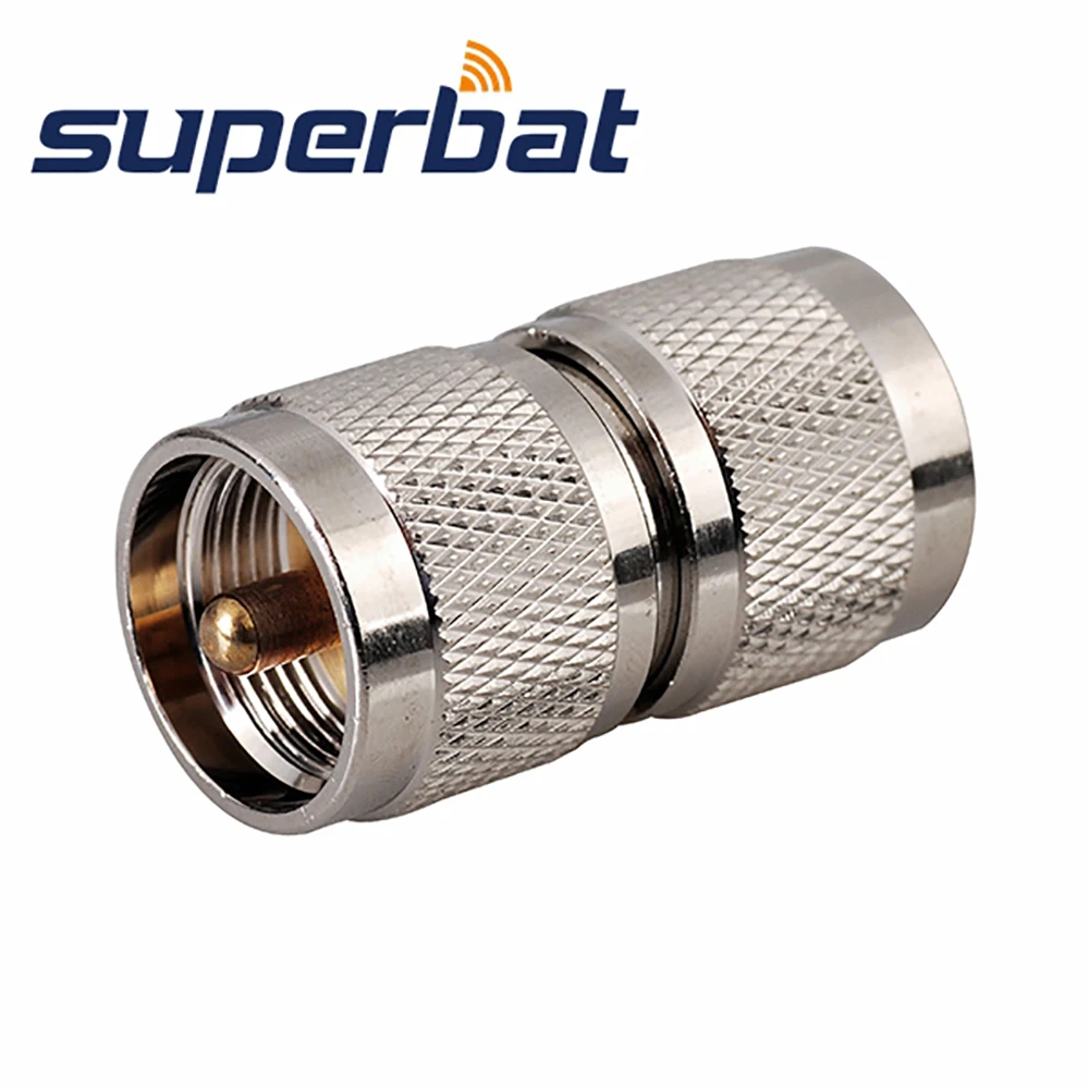 Superbat UHF PL259 штекер к N образному прямому адаптеру RF коаксиальный разъем|uhf male
