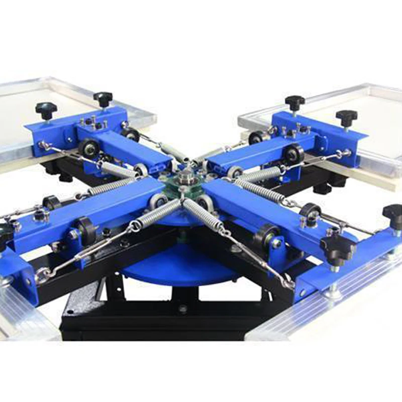 1Set 4 Color Station T-shirt Screen Printing Machine Comes with Base Good Quality |