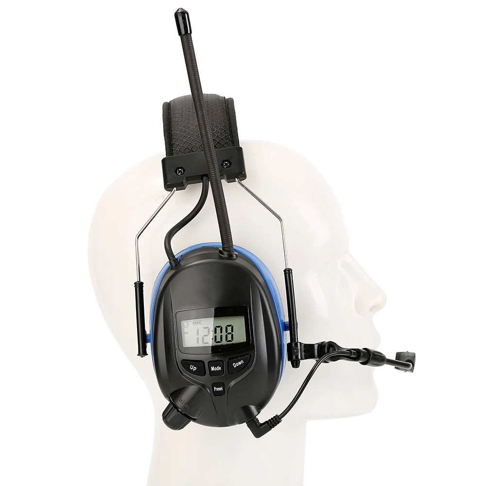 Bluetooth наушники с защитой слуха микрофоном электронное шумоподавление