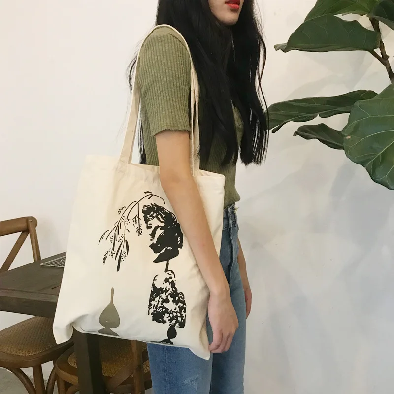 Youda литературный ретро печати Tote средневековой нишу холщевая сумка на плечо