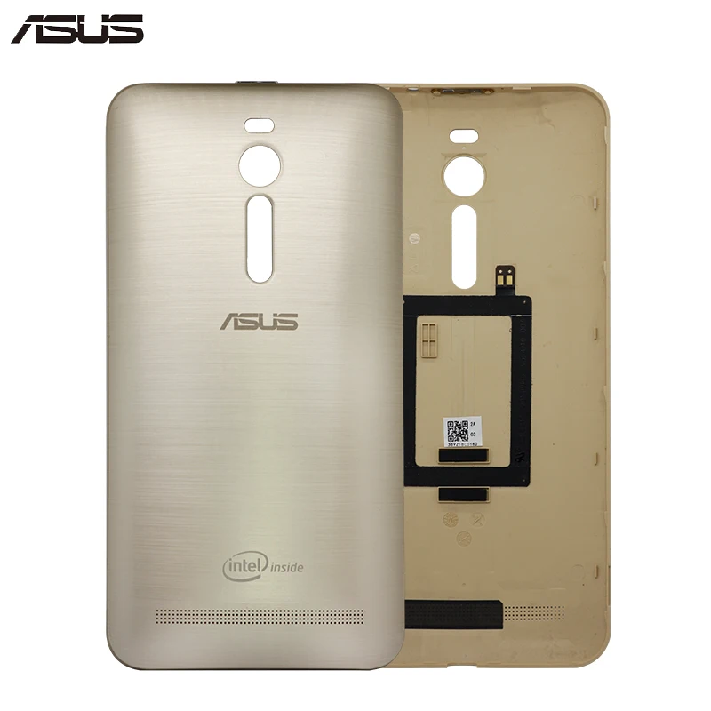 Оригинальные чехлы для телефонов ASUS, корпус батареи, задняя крышка для Zenfone 2/Deluxe ZE551ML ZE550ML с NFC - Цвет: Luxury gold