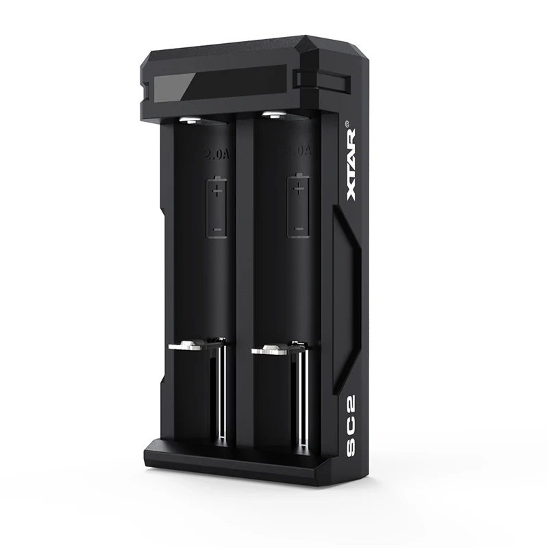SC2 Fast Charger XTAR 18650 зарядное устройство/VC2 VC4 lcd USB зарядное устройство/QC3.0 Быстрая зарядка VC4S SC2/VC2S PB2 18650 зарядное устройство - Цвет: SC2 Fast Charger