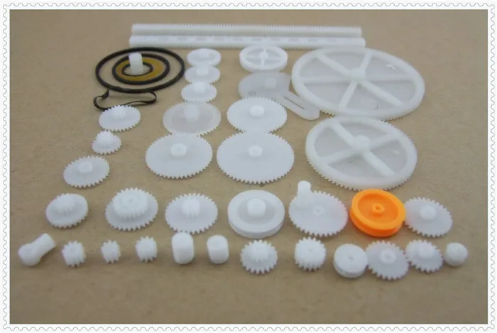 Набор пластиковых шестерен сделай сам 34 шт./лот включает шкив в стойку