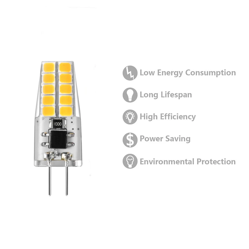 10 шт. G4 Светодиодный светильник 220V 3W Lampada Lampara светодиодный G4 лампы ampul 20 светодиодный 360 Угол луча 2835SMD 3000K 4000K Замена 30W галогенная лампа