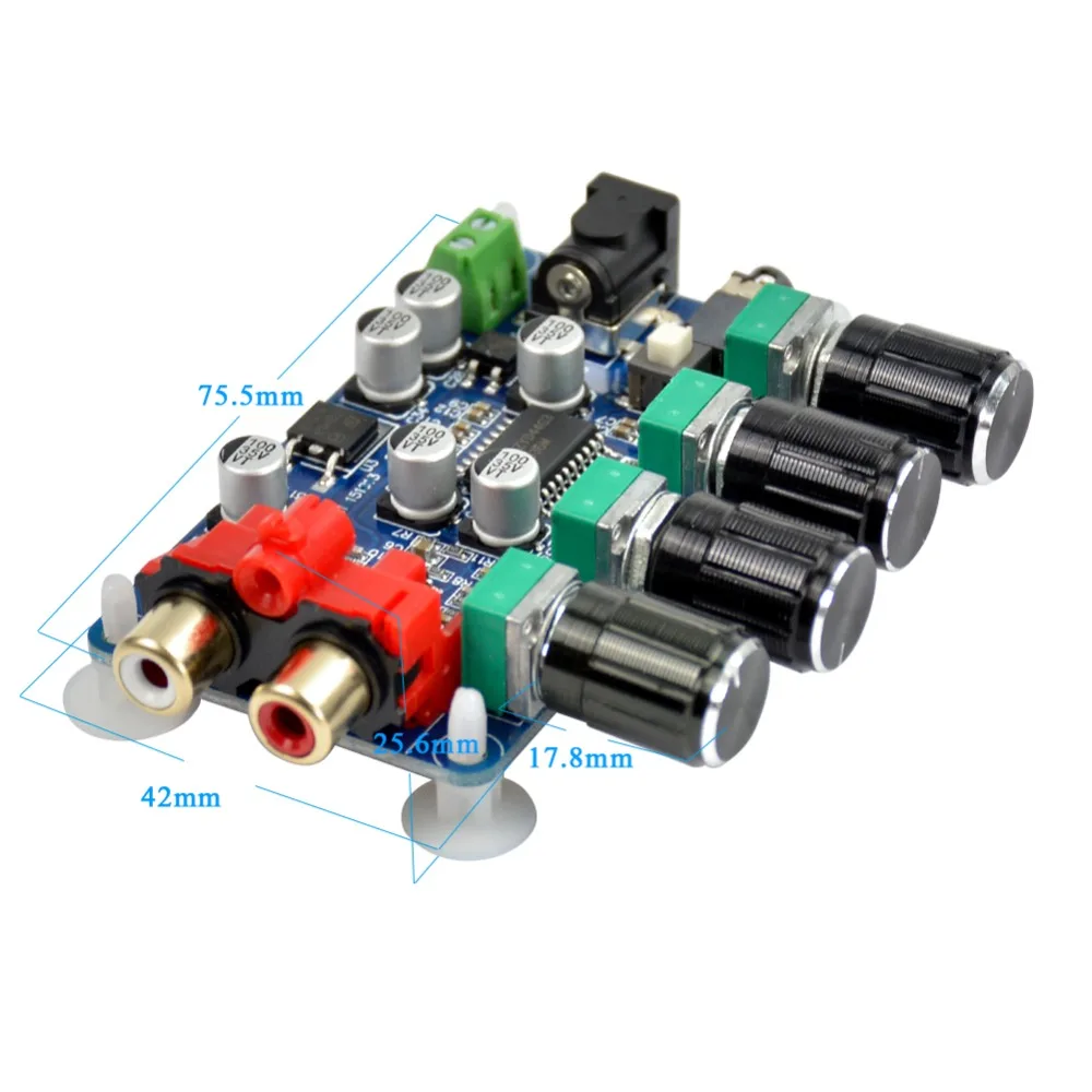 Aiyima LM1036 + NE5532 Стерео предусилитель тон доска DIY Усилитель | Электроника