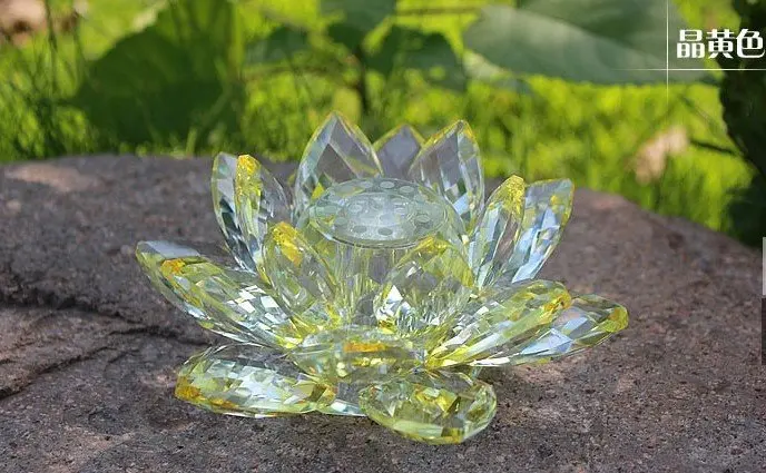 Высококлассные кристалл лотоса украшение автомобиля хрустальные подарки