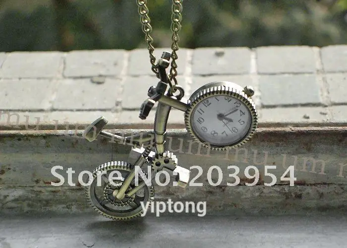 Прямая поставка 1 шт./лот Велосипедное медное ожерелье велосипед цепь кулон