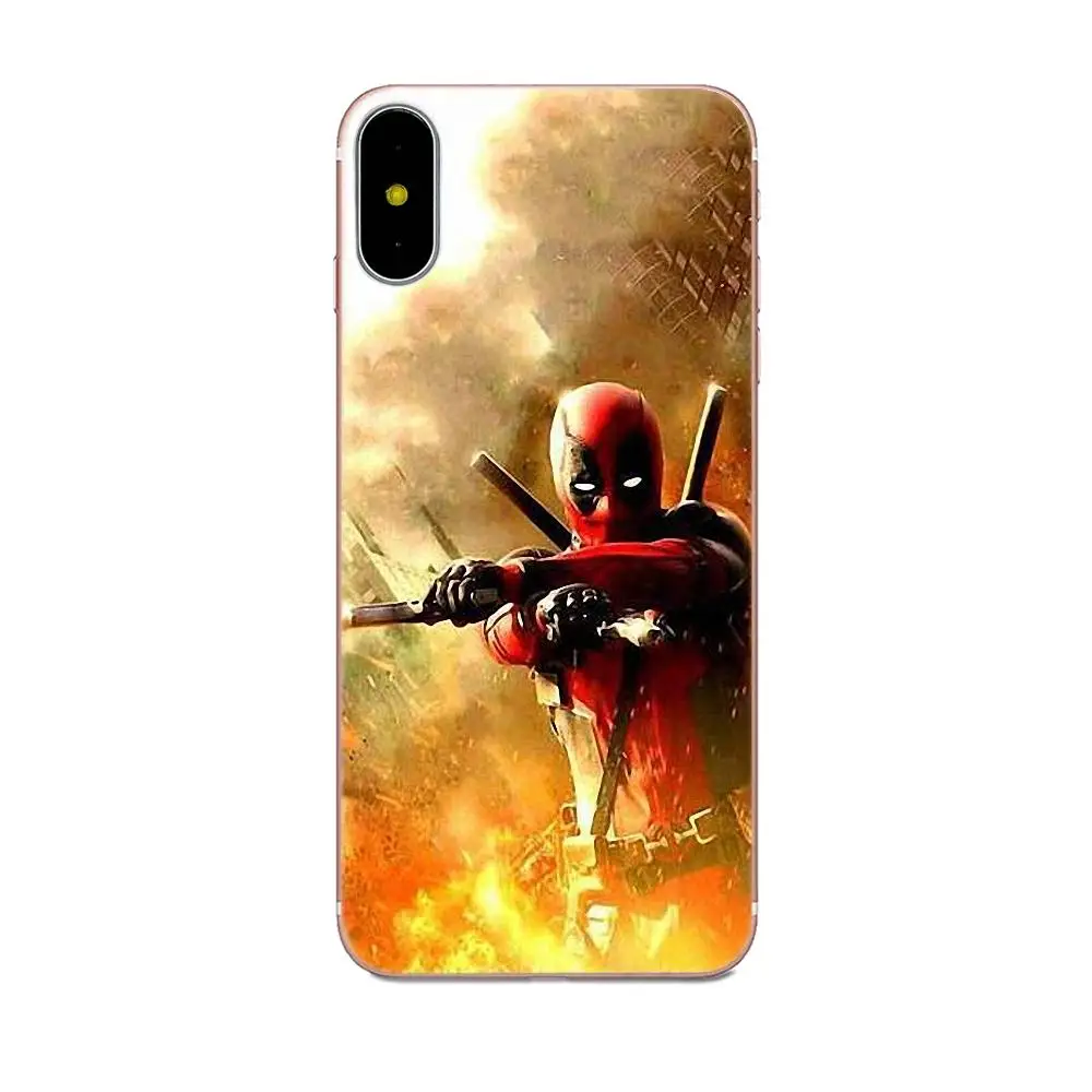 Вертикальный чехол для телефона Xiaomi Redmi Mi Note 7 8 9 SE Pro Lite Go Play Deadpool | Мобильные