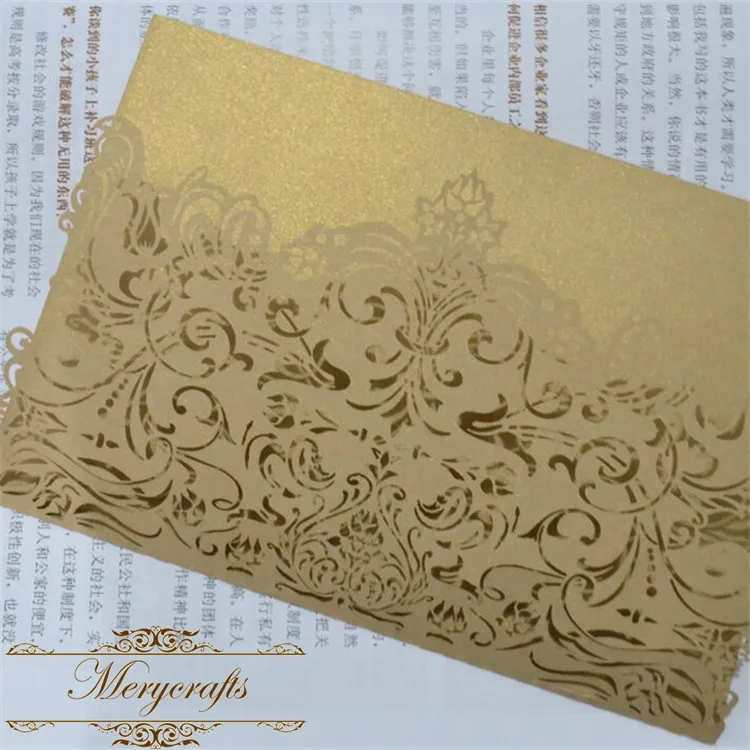 

Royal blue graceful quinceanera birthday bridal shower laser cut invitation card