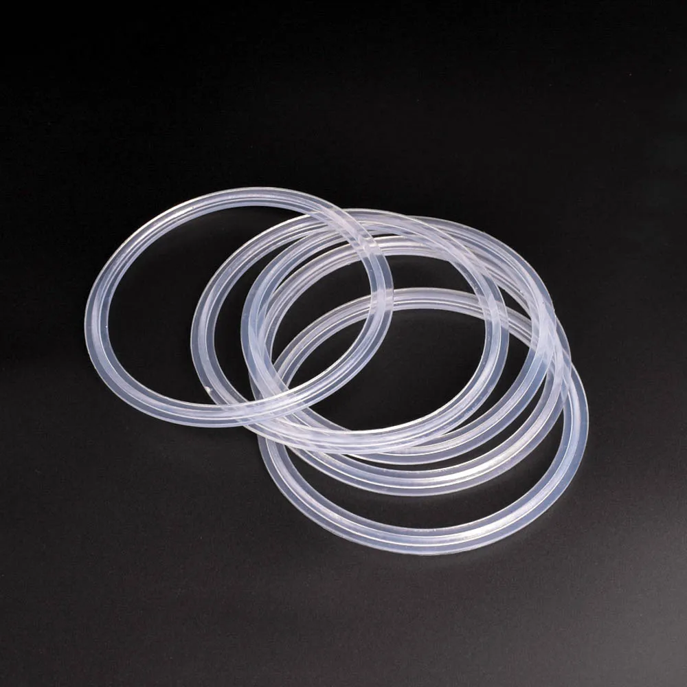 1/" 3/4" " 1,5" " 2,5" Tri Clamp санитарный прозрачный силиконовый уплотнительный уплотнитель прокладки для домашнего пивоварения для диоптрий пива