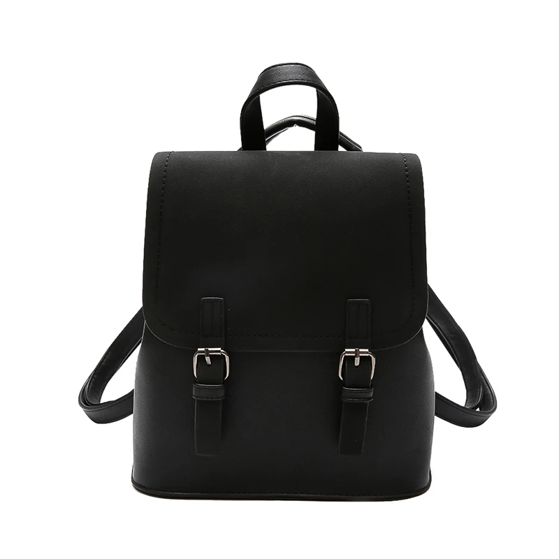 Рюкзак женский школьный рюкзак для подростков девочек Женский Mochila Feminina Mujer рюкзак дорожная сумка Sac A Dos - Цвет: Black