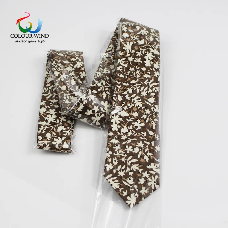 Yiyanyang хлопковый галстук для мужчин подарок маленький цветочный цветок красный