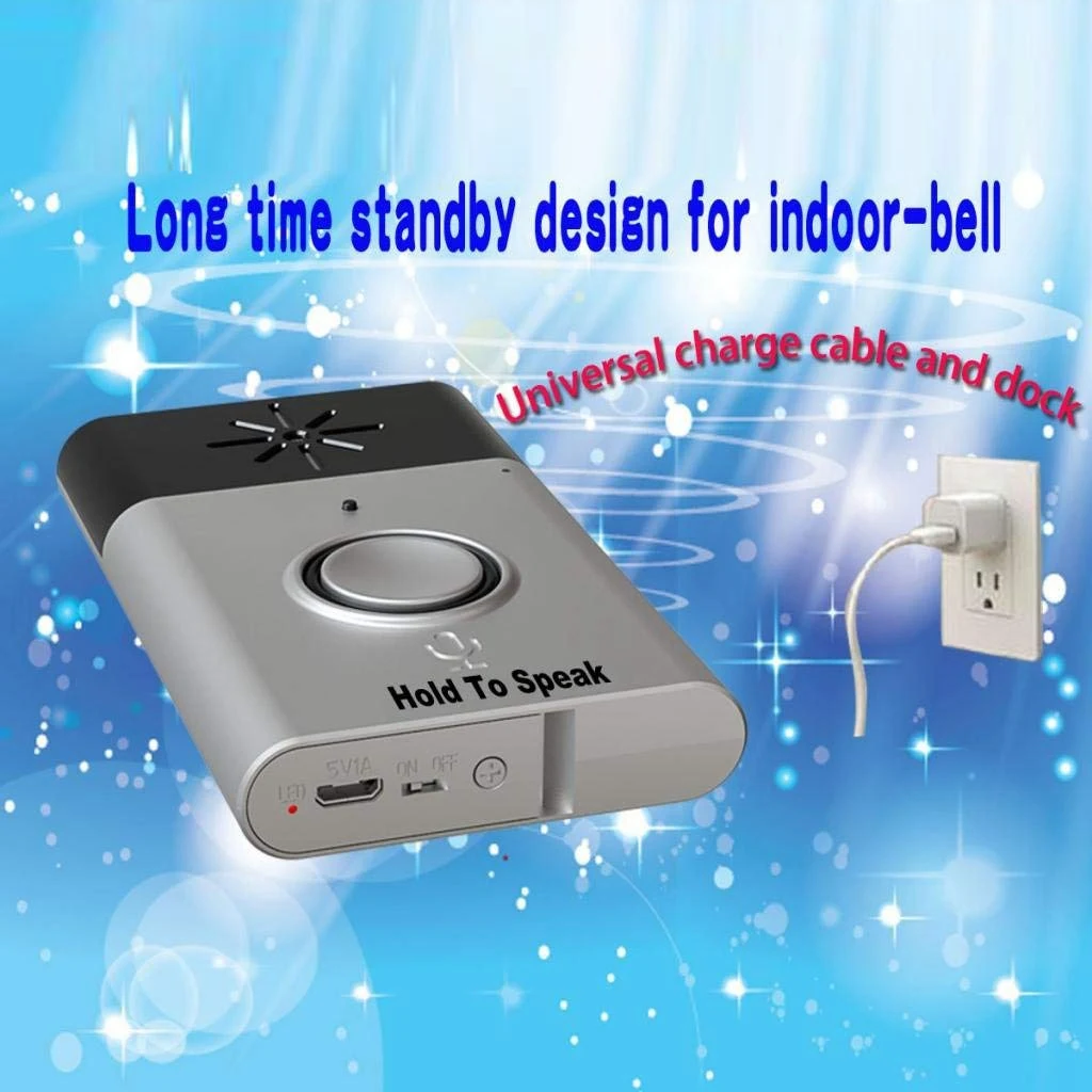 (Прямая поставка) домофон речевой передатчик дверной звонок 1 + 2 приемника 200 м |