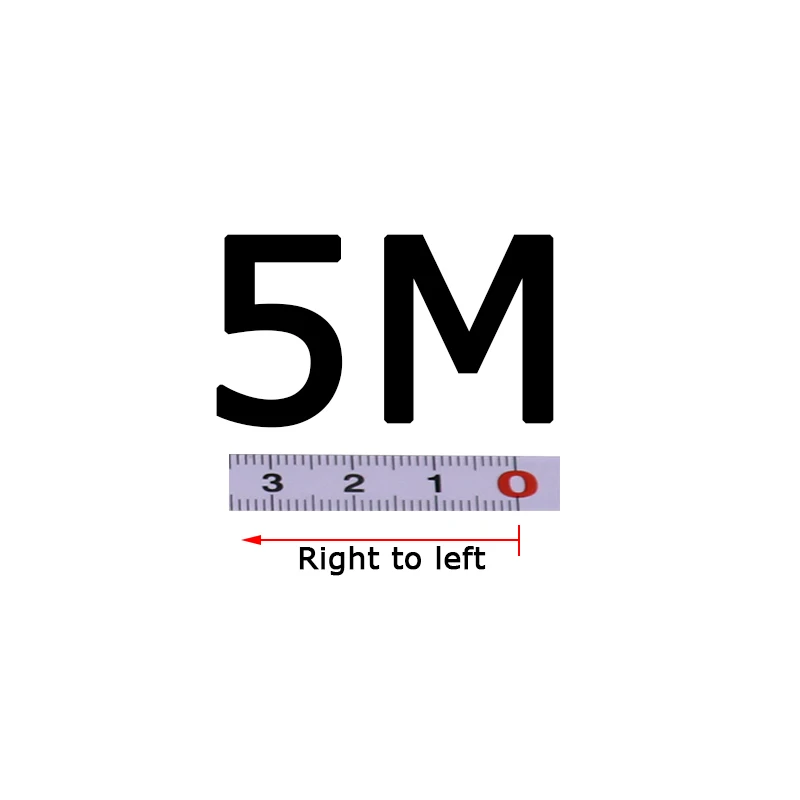 5M-RTL Самоклеящаяся измерительная лента Метрическая 0,9 м-10 м Торцовочная измерительная лента стальная линейка для Т-образной дорожки станок пила стол Деревообрабатывающие инструменты - Цвет: 5M-RTL