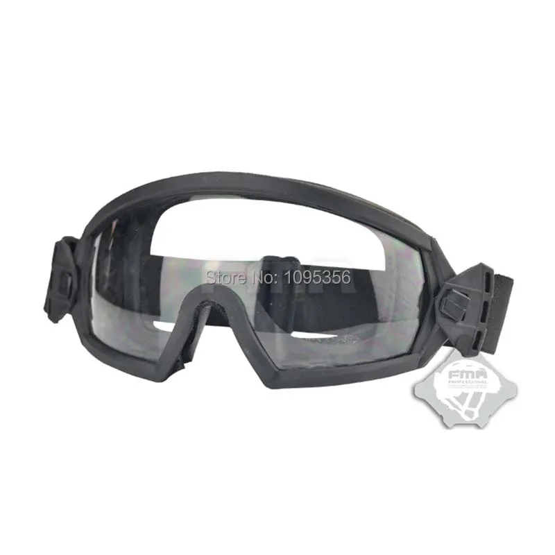 Черные солнцезащитные очки FMA с двумя линзами регулируемые для катания и игры в