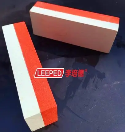 LEEPED 400/1500 зернистость двухсторонняя профессиональная зеленая карбоновая и