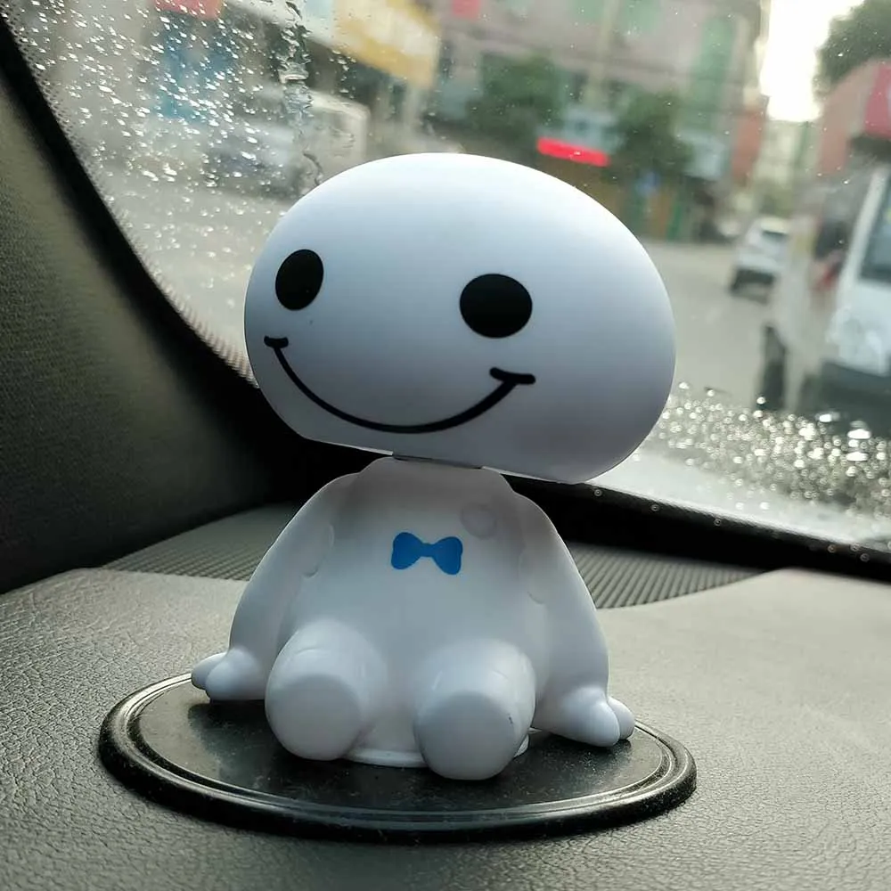 Мультяшный пластиковый робот Baymax Тряска головой фигурка автомобиля украшения