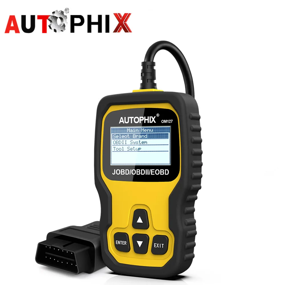 Автомобильный сканер Autophix OM127 OBD2 для Toyota Honda Nissan OBDII/EOBD/JOBD считыватель кодов с