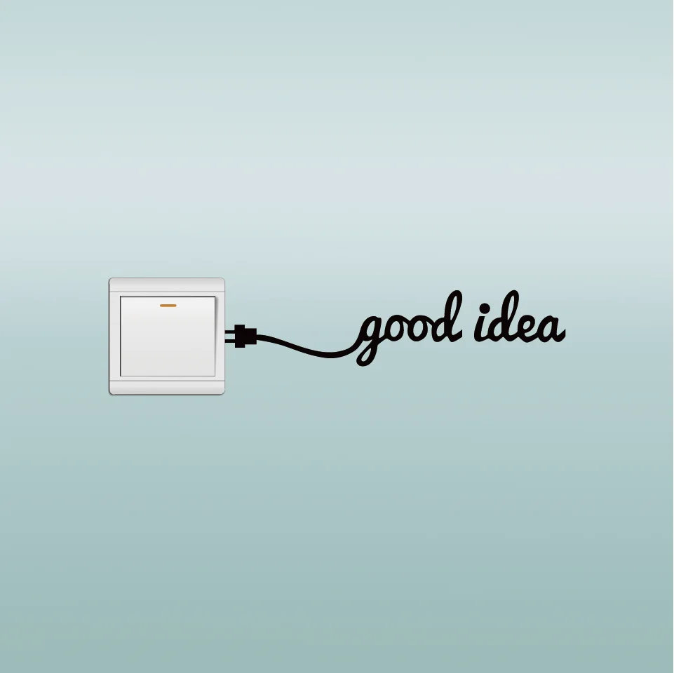 Креативная хорошая идея зарядное устройство свинцовый выключатель света