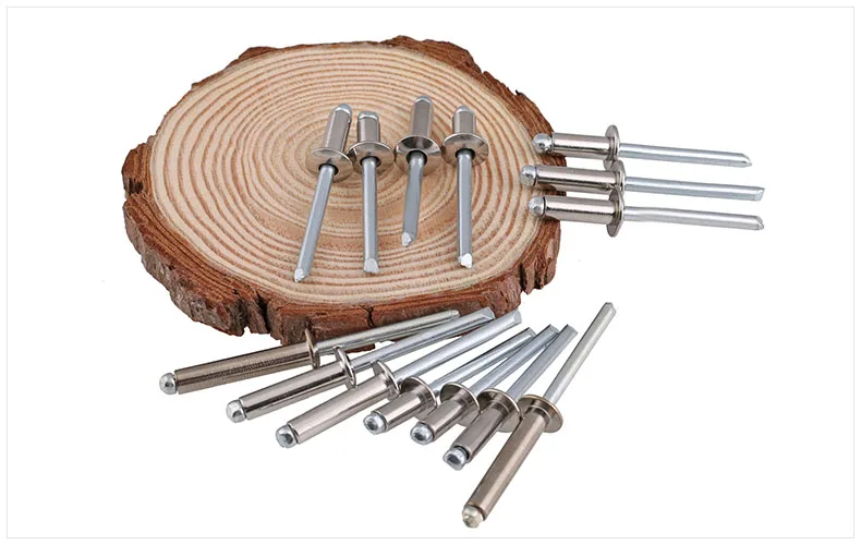 M4 M5 M4* 16 M4x16 M5* 8 5x8 304 нержавеющая сталь 304ss DIN7337 самозатачивающаяся ручка для украшения ногтей круглая плоская головка глухая заклепка