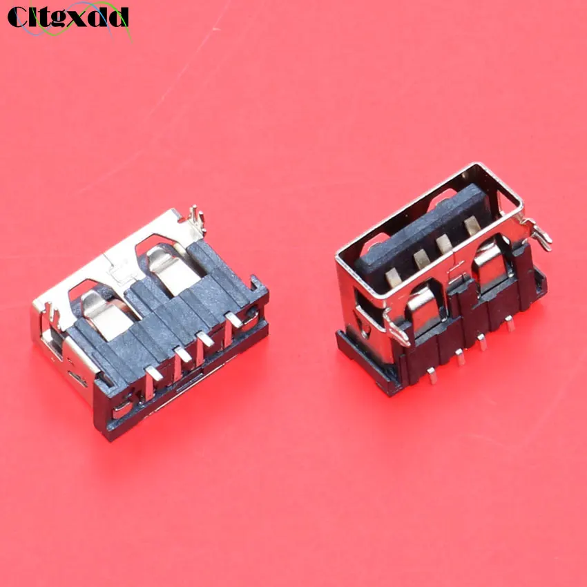Cltgxdd 10 шт USB 2 0 Jack 4 pin гнездовой разъем для Lenovo/Asus/Dell/HP. .. Короткий корпус ноутбука
